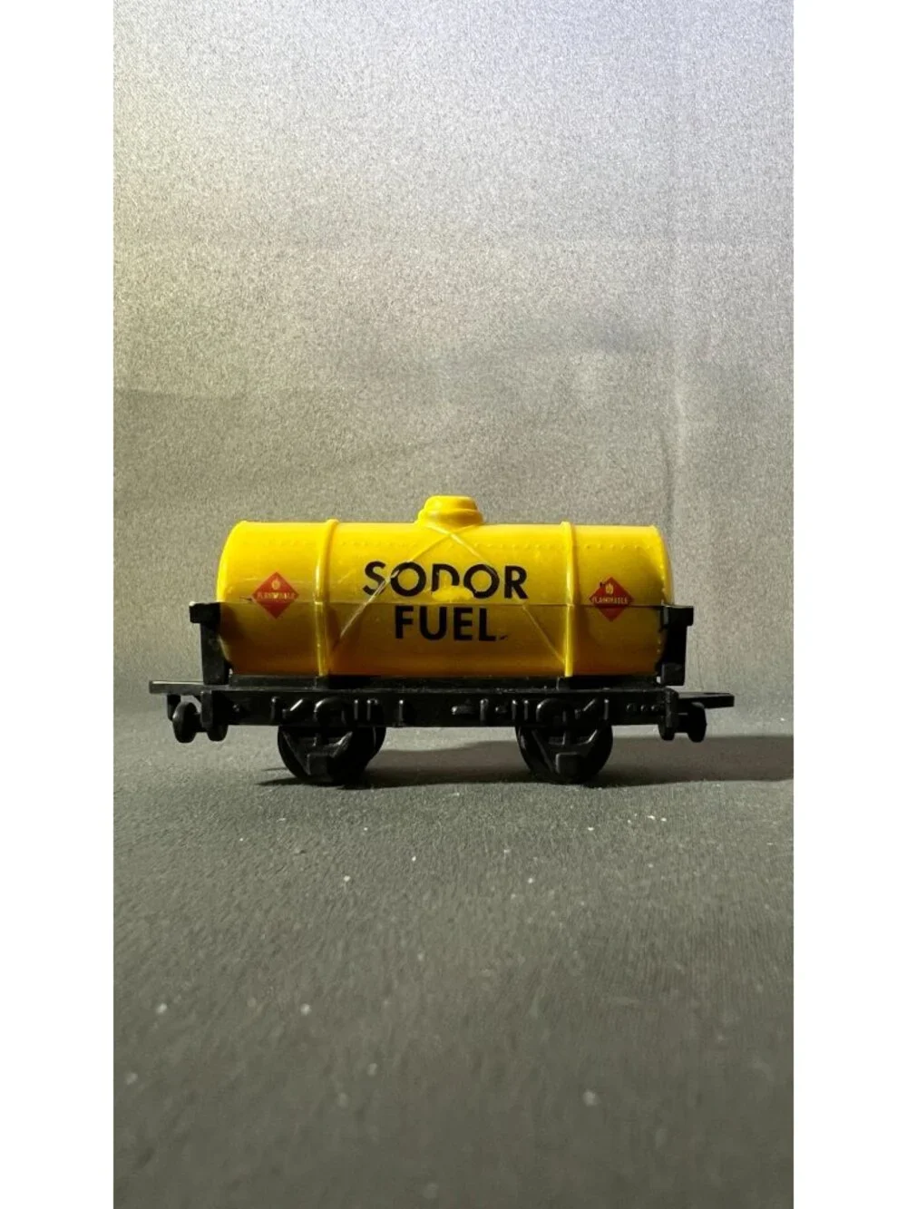 Sodor Fuel Tanker Train Car Die-Cast Yellow/Black By Ertl